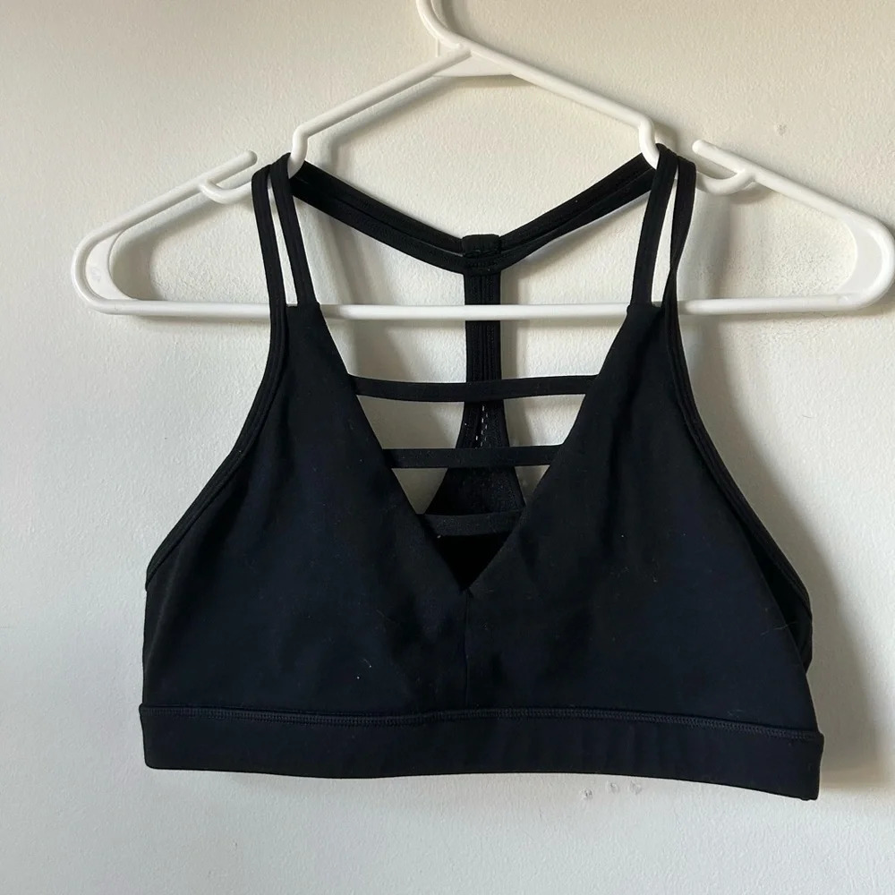 Zyia Black Grid‎  Sports Bra